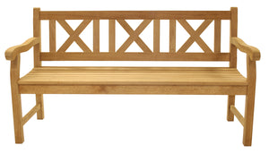Skipper 3 Seater Teak Outdoor Bench
