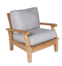 Royal Teak Miami Deep Seating Adjustable Club Chair with Sunbrella Cushion