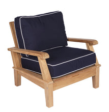 Royal Teak Miami Deep Seating Adjustable Club Chair with Sunbrella Cushion