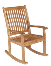 Set of 2 Comfort Highback Teak Outdoor Rocking Chair