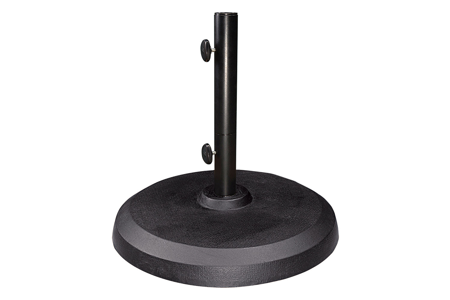 commercial patio umbrella stand POLYWOOD 9' Tilt Market & Base - Bar Height in Bronze/Marvel Cloud lasting black finish that is resistant to rusting and damage B23 Umbrella Base - Greencorner
