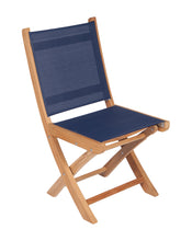 Royal Teak 5-Piece Sailmate Teak and Sling Dining Set with 60-78" Oval Expansion Table