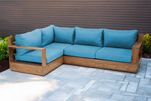 4 pc Pacific Teak Sectional. Sunbrella Cushion.
