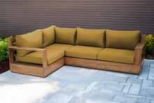 4 pc Pacific Teak Sectional. Sunbrella Cushion.