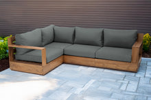 4 pc Pacific Teak Sectional. Sunbrella Cushion.