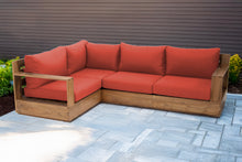 4 pc Pacific Teak Sectional. Sunbrella Cushion.