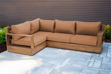 4 pc Pacific Teak Sectional. Sunbrella Cushion.