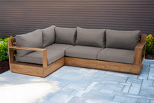 4 pc Pacific Teak Sectional. Sunbrella Cushion.
