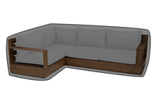 4 pc Pacific Teak Sectional WeatherMAX Outdoor Weather Cover