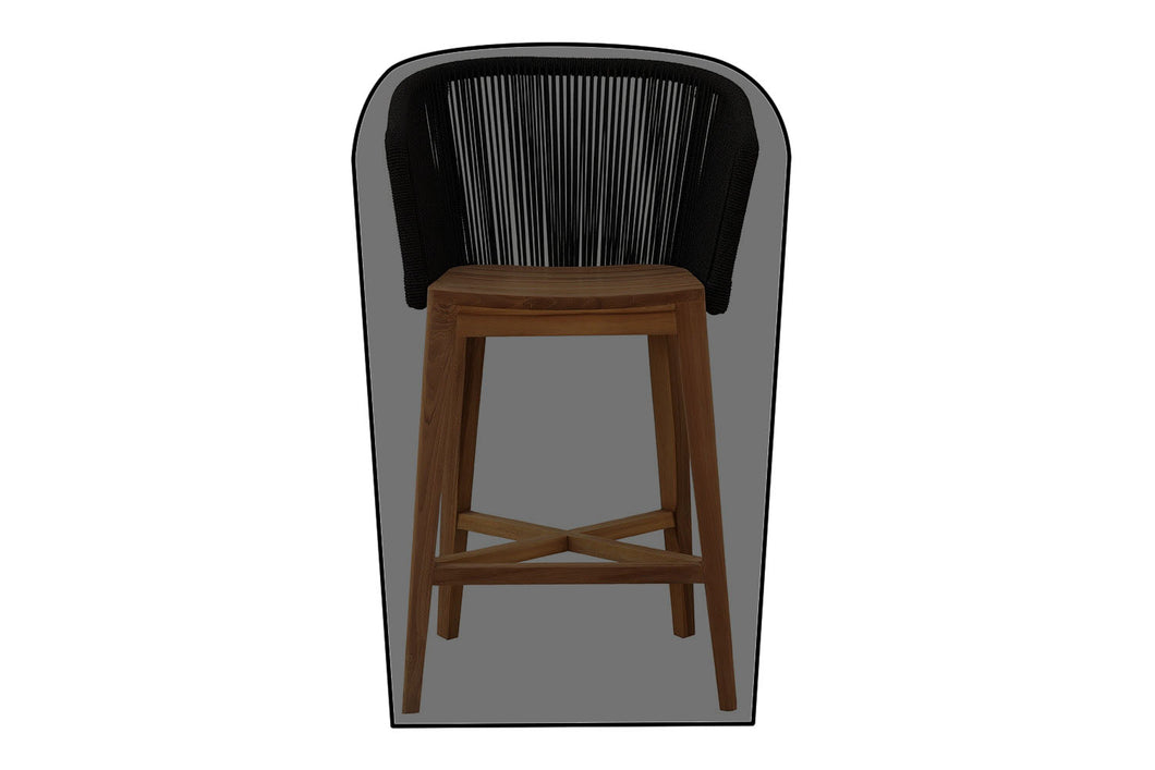 Westlake Rope & Teak Outdoor Bar Stool WeatherMAX Outdoor Weather Cover