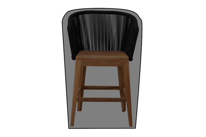 Westlake Rope & Teak Outdoor Dining Chair WeatherMAX Outdoor Weather Cover
