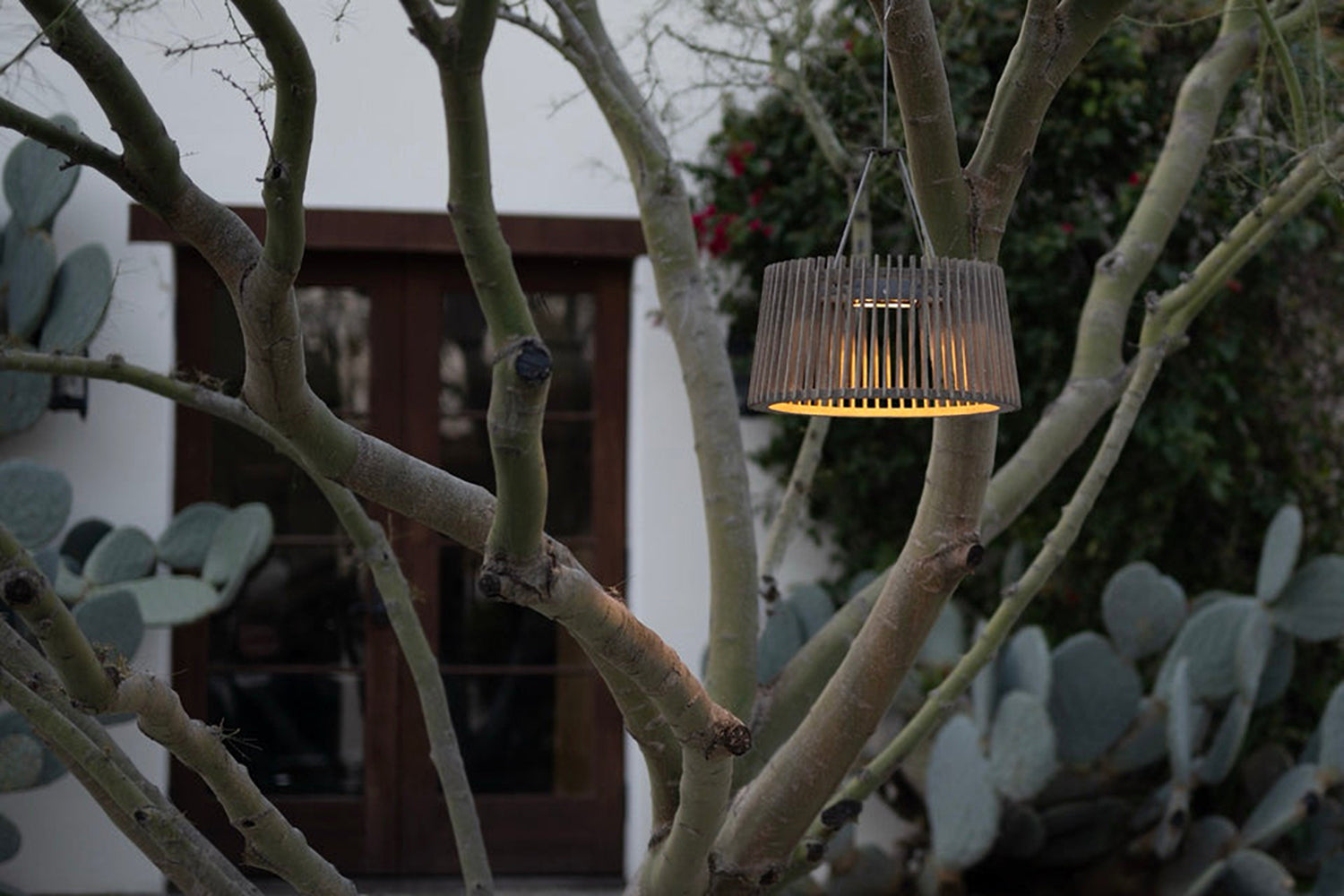 solar hanging plant light Les Jardins Muse Outdoor Solar LED Hanging Light – Willow Creek Designs