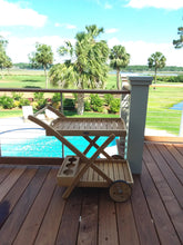 Teak Outdoor Bar Cart