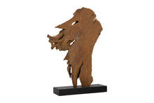 Teak Wood Welcome Sign Stand