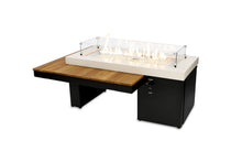 Uptown Iroko Concrete Top Outdoor Fire Table