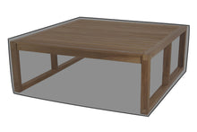 Venice 48"x48" Teak Outdoor Square Coffee Table WeatherMAX Outdoor Weather Cover
