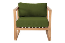 Venice Teak Outdoor Club Chair. Sunbrella Cushion