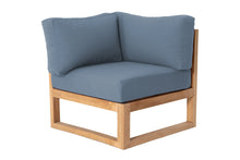 Venice Teak Outdoor Corner Chair. Sunbrella Cushion