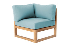 Venice Teak Outdoor Corner Chair. Sunbrella Cushion