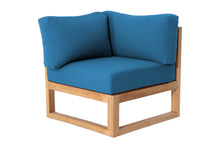 Venice Teak Outdoor Corner Chair. Sunbrella Cushion