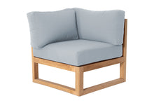 Venice Teak Outdoor Corner Chair. Sunbrella Cushion