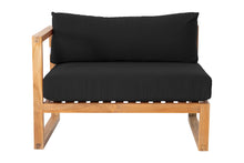 Venice Teak Outdoor Left Arm Chair. Sunbrella Cushion