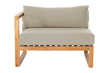 Venice Teak Outdoor Left Arm Chair. Sunbrella Cushion