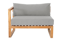 Venice Teak Outdoor Left Arm Chair. Sunbrella Cushion