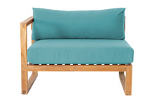 Venice Teak Outdoor Left Arm Chair. Sunbrella Cushion