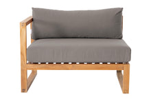 Venice Teak Outdoor Left Arm Chair. Sunbrella Cushion