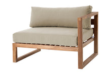 Venice Teak Outdoor Right Arm Chair. Sunbrella Cushion