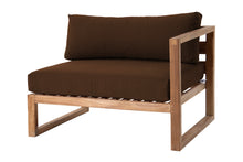 Venice Teak Outdoor Right Arm Chair. Sunbrella Cushion