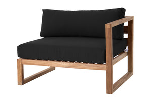 Venice Teak Outdoor Right Arm Chair. Sunbrella Cushion