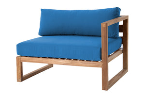Venice Teak Outdoor Right Arm Chair. Sunbrella Cushion