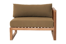 Venice Teak Outdoor Right Arm Chair. Sunbrella Cushion
