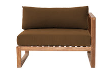 Venice Teak Outdoor Right Arm Chair. Sunbrella Cushion