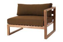Venice Teak Outdoor Right Arm Chair. Sunbrella Cushion