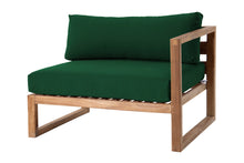 Venice Teak Outdoor Right Arm Chair. Sunbrella Cushion