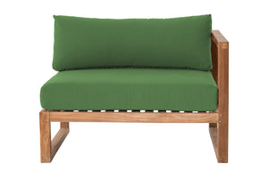 Venice Teak Outdoor Right Arm Chair. Sunbrella Cushion