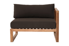 Venice Teak Outdoor Right Arm Chair. Sunbrella Cushion