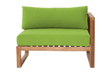 Venice Teak Outdoor Right Arm Chair. Sunbrella Cushion