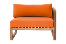 Venice Teak Outdoor Right Arm Chair. Sunbrella Cushion