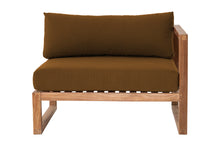 Venice Teak Outdoor Right Arm Chair. Sunbrella Cushion