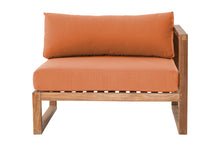 Venice Teak Outdoor Right Arm Chair. Sunbrella Cushion