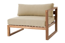 Venice Teak Outdoor Right Arm Chair. Sunbrella Cushion
