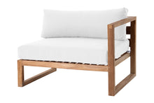 Venice Teak Outdoor Right Arm Chair. Sunbrella Cushion