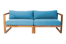 Venice Teak Outdoor Sofa. Sunbrella Cushion