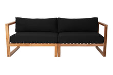 Venice Teak Outdoor Sofa. Sunbrella Cushion