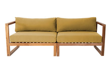 Venice Teak Outdoor Sofa. Sunbrella Cushion