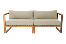 Venice Teak Outdoor Sofa. Sunbrella Cushion